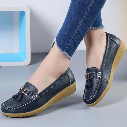 AMARI™ | Leren orthopedische loafers